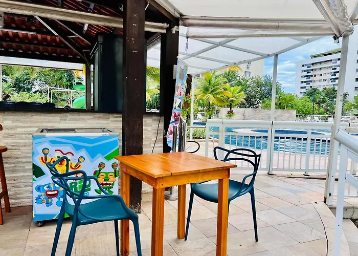 Apto 2 Quartos Com Varanda Em Frente Ao Riocentro Barra Olimpica Wi-Fi Rapido Piscina Cozinha Completa E Estacionamento Portaria 24H Sala Homeoffice Brinquedoteca E Parquinho Infantil Ideal Para Grupos Familias E Hospedes A Trabalho Rio de Janeiro